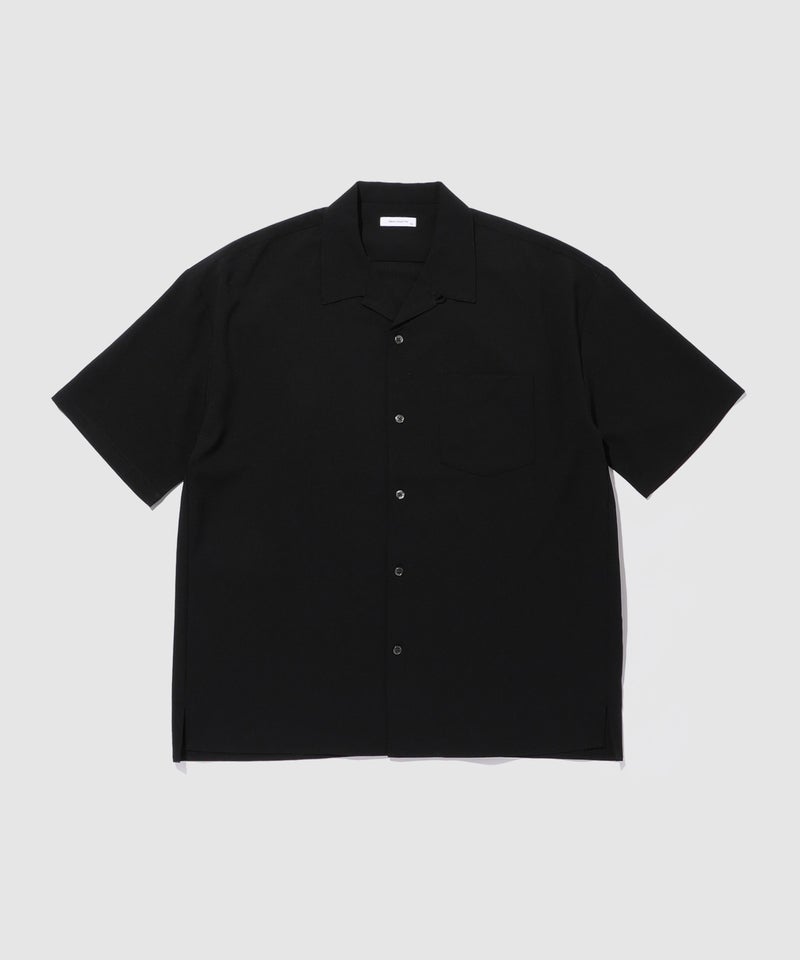 URBAN COLLECTION カラミ織り調 オープンカラーシャツ メンズ商品画像-2