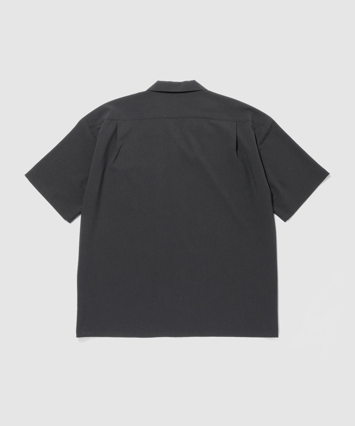 URBAN COLLECTION カラミ織り調 オープンカラーシャツ メンズ