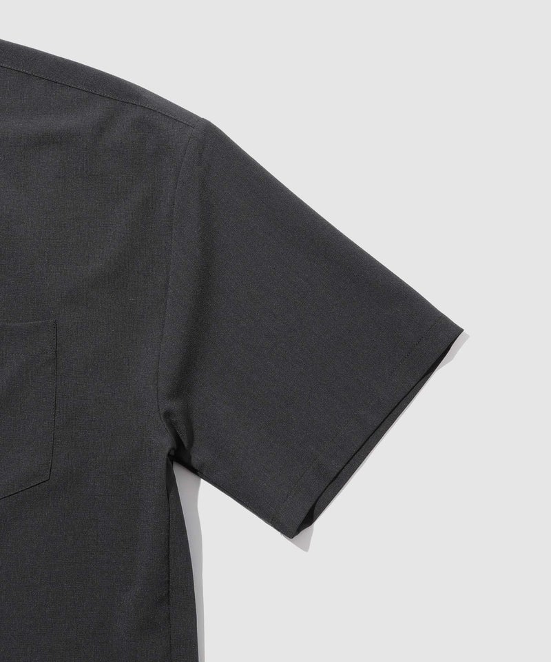 URBAN COLLECTION カラミ織り調 オープンカラーシャツ メンズ商品画像-6