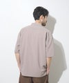 URBAN COLLECTION カラミ織り調 オープンカラーシャツ メンズ商品サムネイル-6