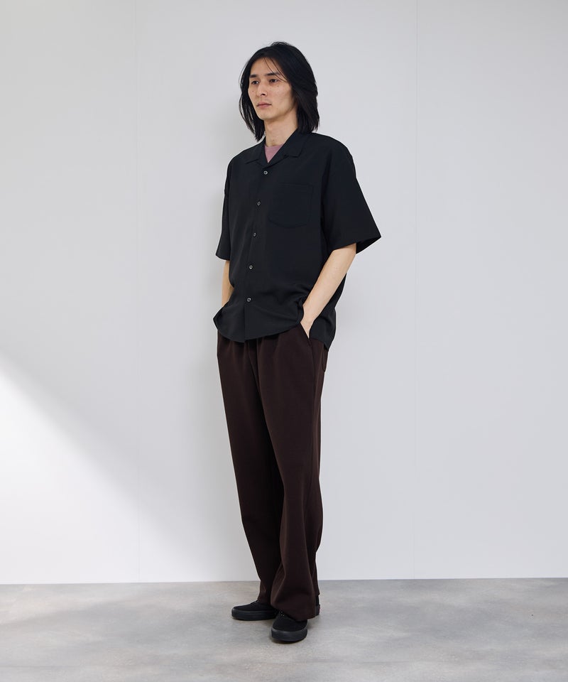 URBAN COLLECTION カラミ織り調 オープンカラーシャツ メンズ商品画像-10