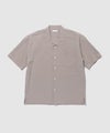 URBAN COLLECTION カラミ織り調 オープンカラーシャツ メンズ