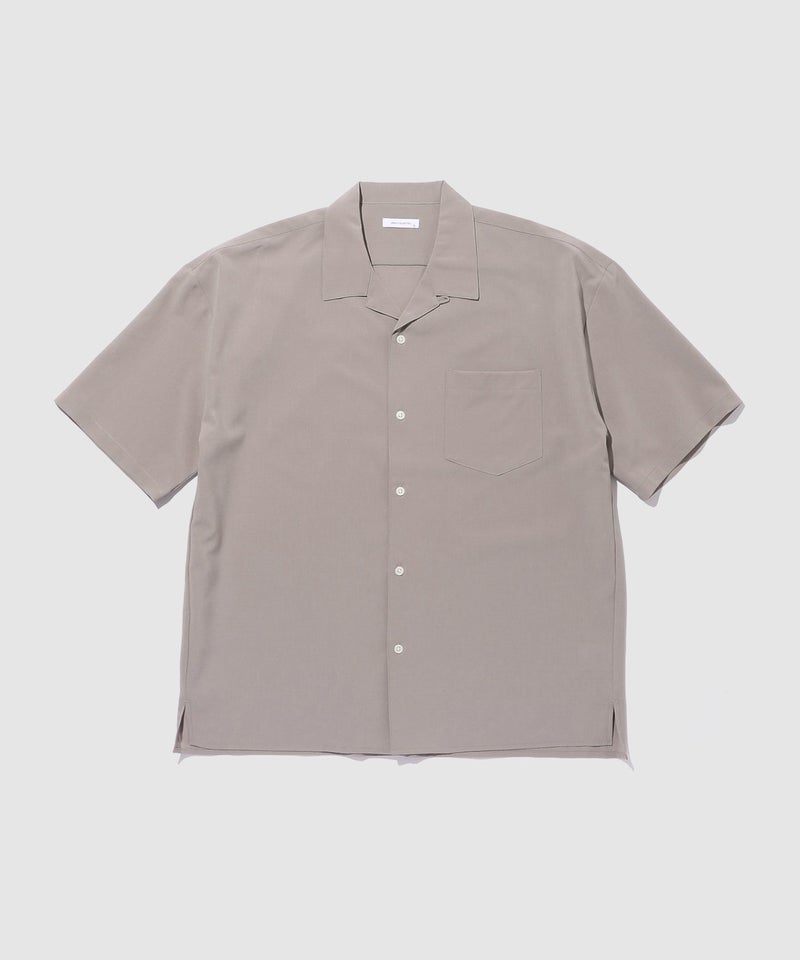 URBAN COLLECTION  カラミ織り調 オープンカラーシャツ メンズ商品画像-10