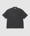 URBAN COLLECTION カラミ織り調 オープンカラーシャツ メンズ