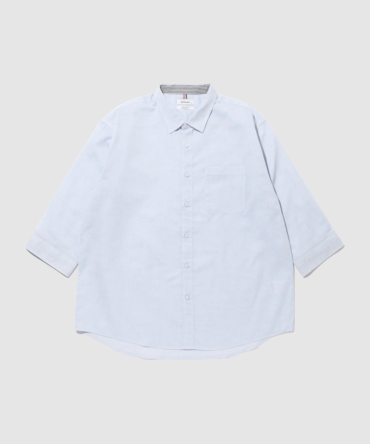 Real Standard パナマ 7分袖レギュラーシャツ メンズ