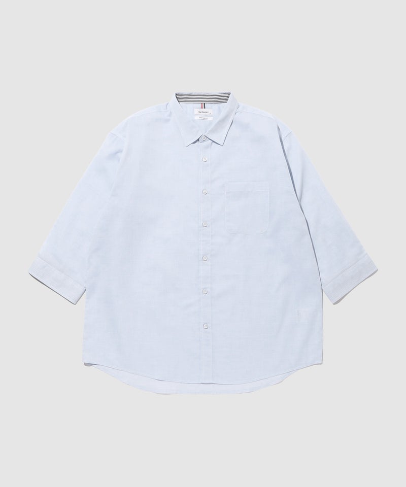 Real Standard  パナマ 7分袖レギュラーシャツ メンズ商品画像-1