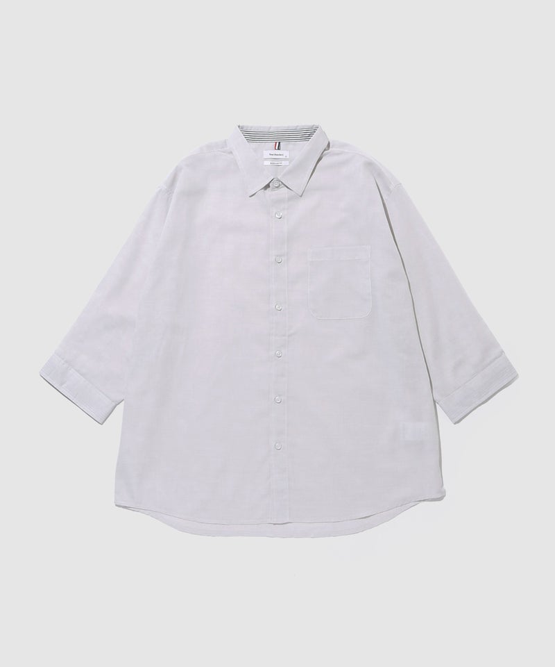 Real Standard  パナマ 7分袖レギュラーシャツ メンズ商品画像-2