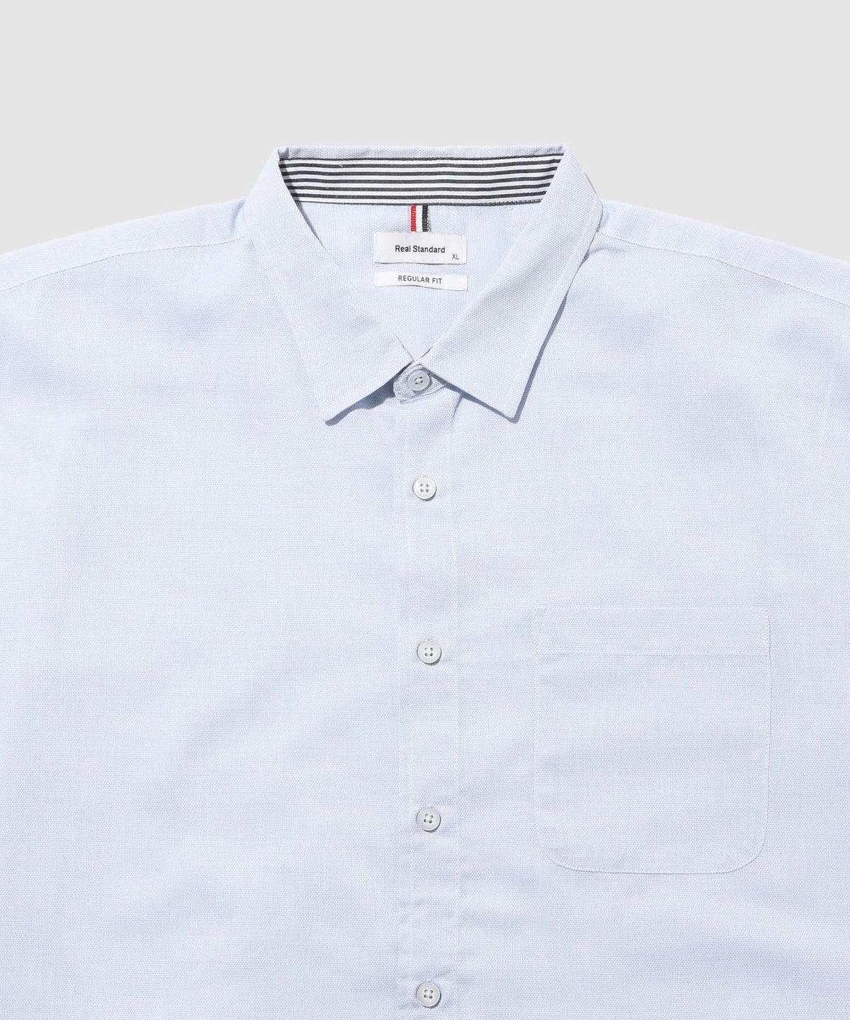 Real Standard パナマ 7分袖レギュラーシャツ メンズ