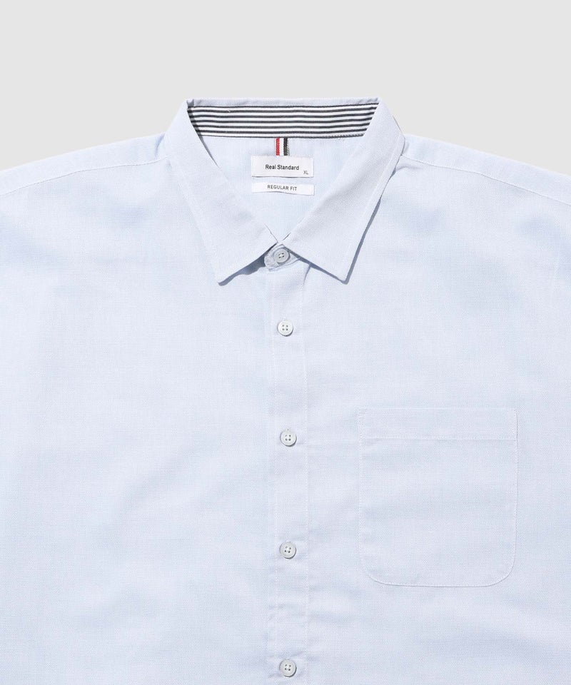 Real Standard  パナマ 7分袖レギュラーシャツ メンズ商品画像-6