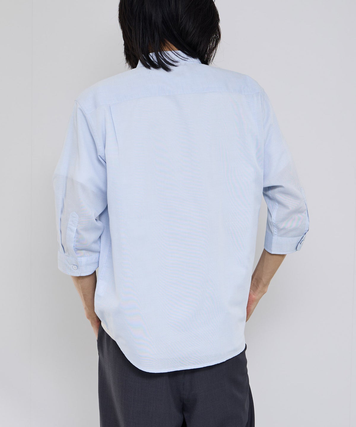 Real Standard パナマ 7分袖レギュラーシャツ メンズ