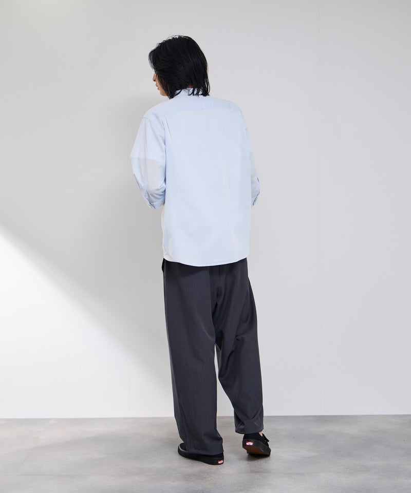 Real Standard パナマ 7分袖レギュラーシャツ メンズ商品画像-9