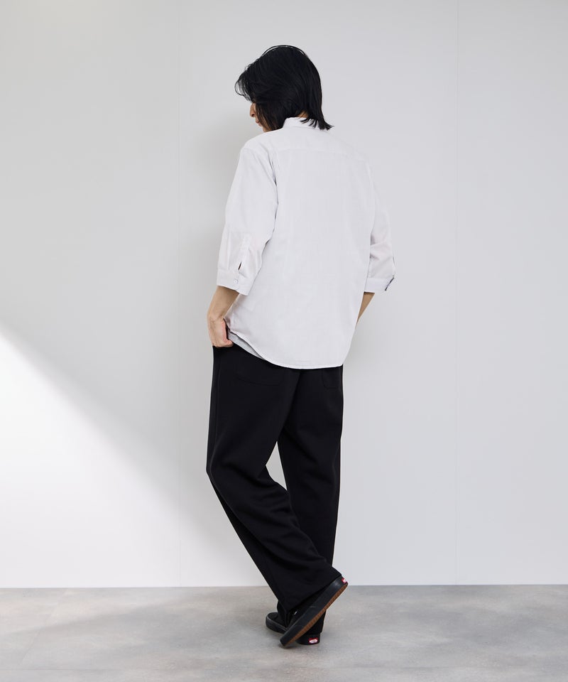 Real Standard  パナマ 7分袖レギュラーシャツ メンズ商品画像-13