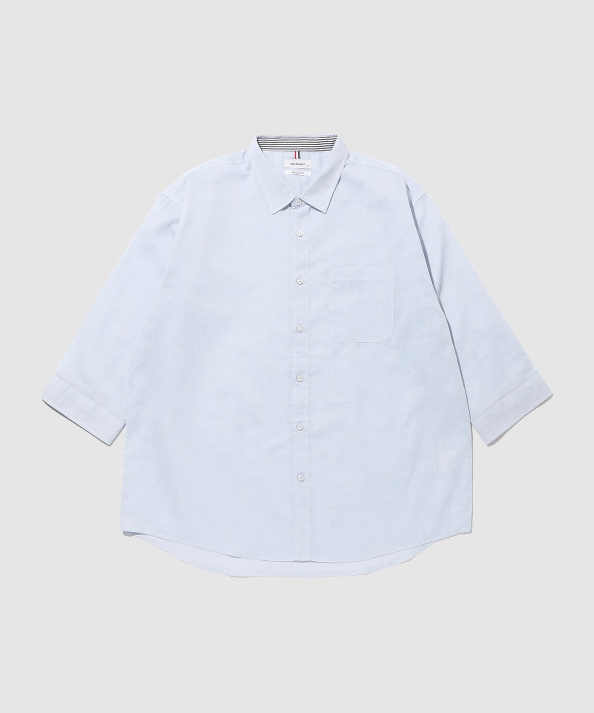 Real Standard パナマ 7分袖レギュラーシャツ メンズ