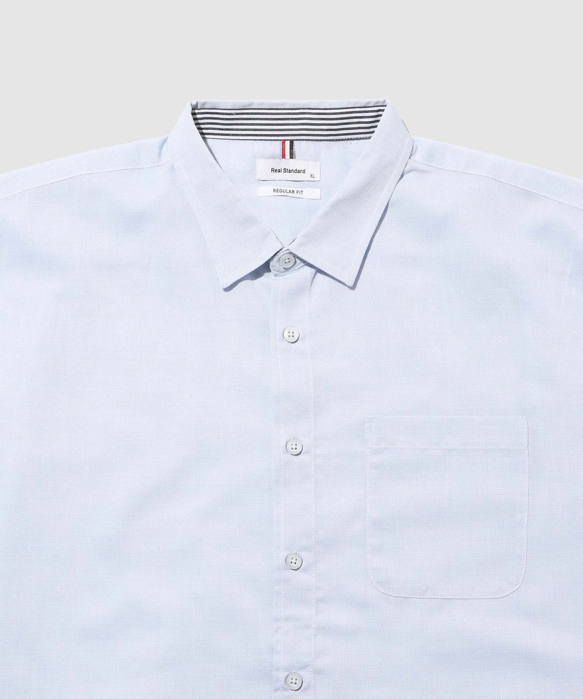 Real Standard パナマ 7分袖レギュラーシャツ メンズ