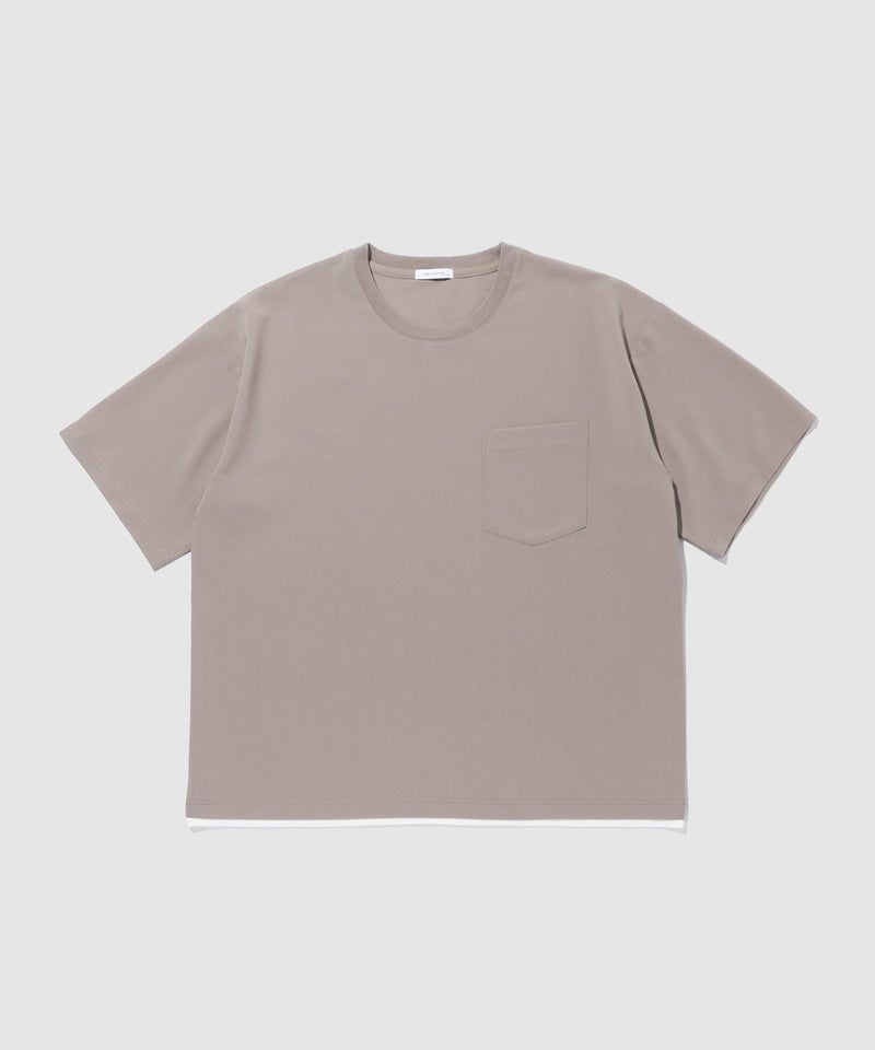 URBAN COLLECTION エアリネン カラミ織りリラックスフィットTシャツ メンズ メール便 対応商品商品画像-3