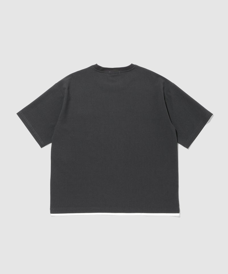 URBAN COLLECTION エアリネン カラミ織りリラックスフィットTシャツ メンズ メール便 対応商品商品画像-4