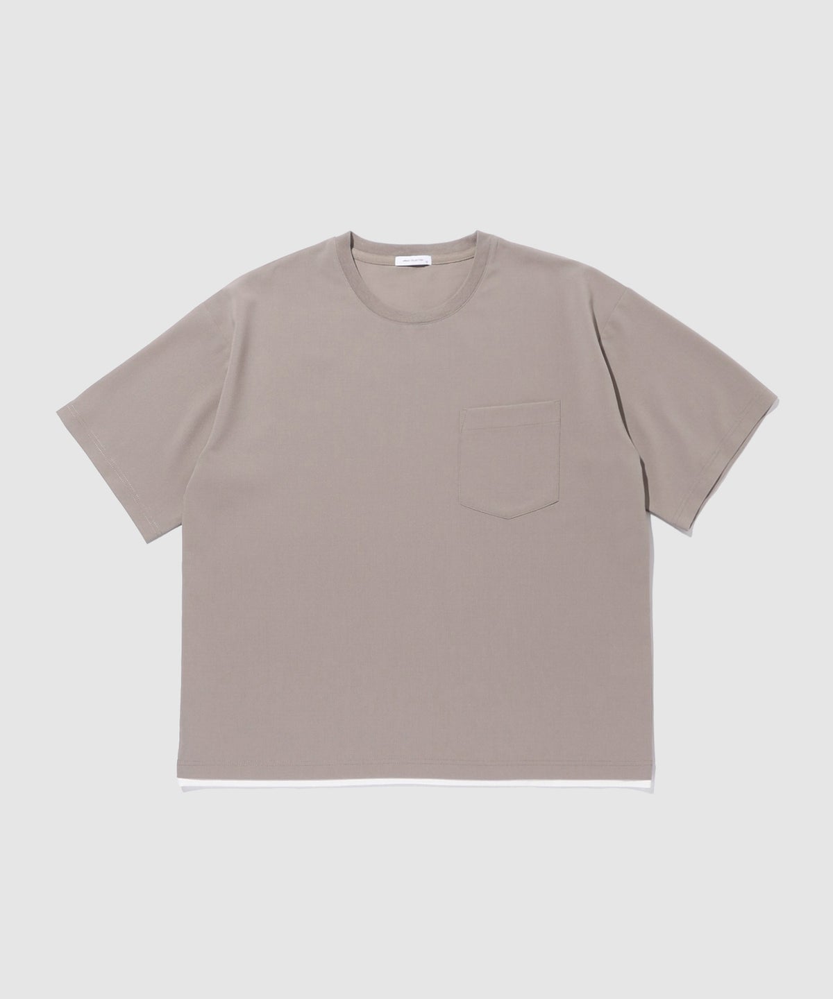 URBAN COLLECTION エアリネン カラミ織りリラックスフィットTシャツ メンズ メール便 対応商品