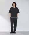 URBAN COLLECTION エアリネン カラミ織りリラックスフィットTシャツ メンズ メール便 対応商品商品サムネイル-14