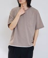 URBAN COLLECTION エアリネン カラミ織りリラックスフィットTシャツ メンズ メール便 対応商品商品サムネイル-24