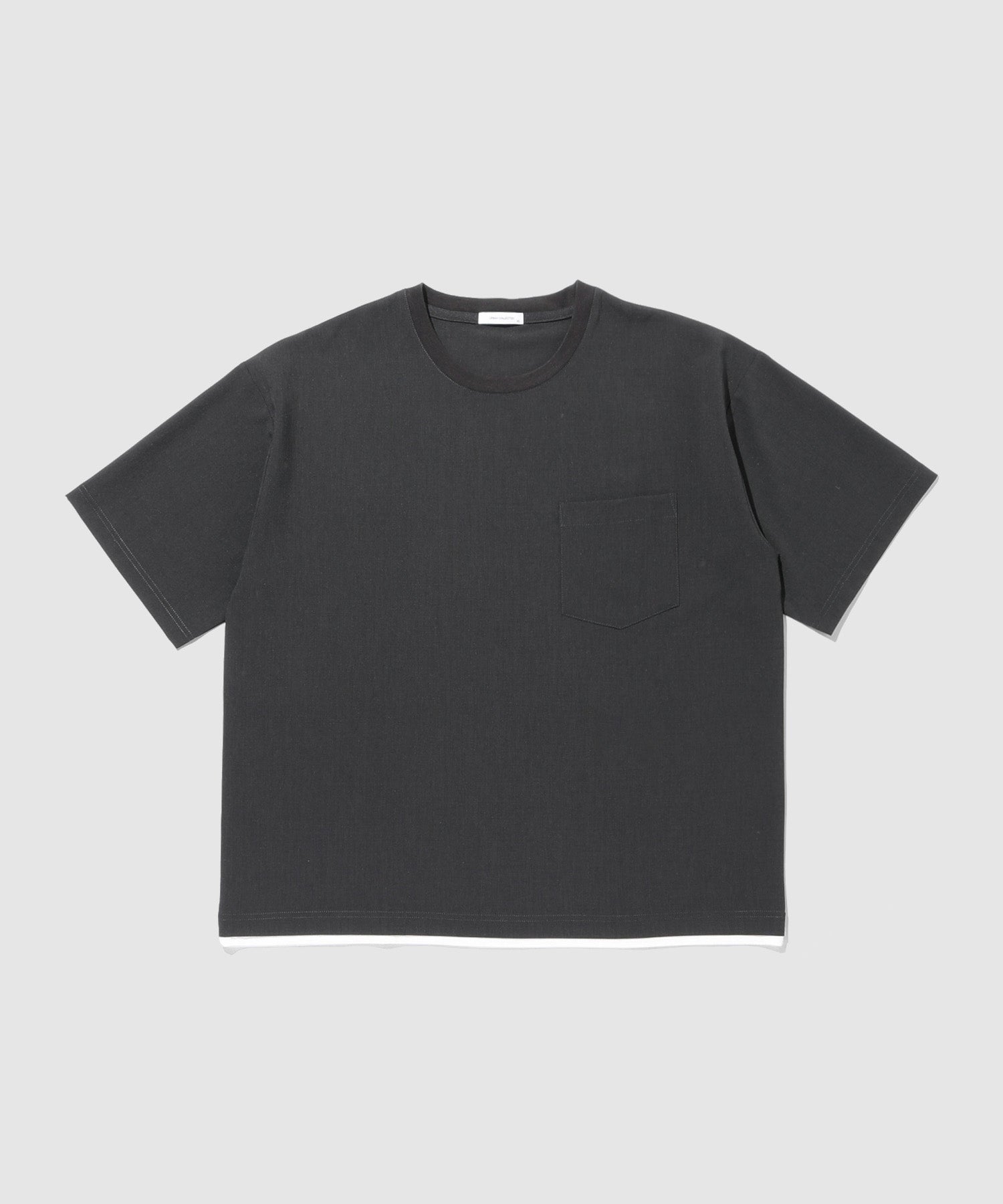 URBAN COLLECTION エアリネン カラミ織りリラックスフィットTシャツ メンズ
