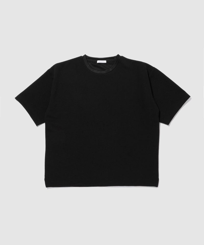 URBAN COLLECTION リップル テーパードシルエット クルーネック半袖Tシャツ メンズ メール便 対応商品商品画像-3