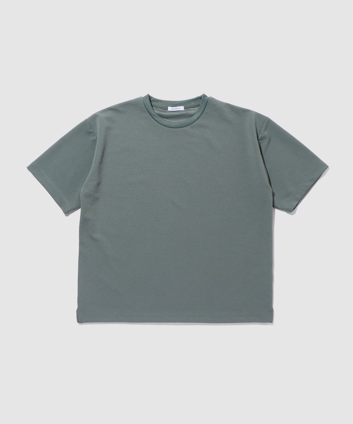URBAN COLLECTION リップル テーパードシルエット クルーネック半袖Tシャツ メンズ メール便 対応商品