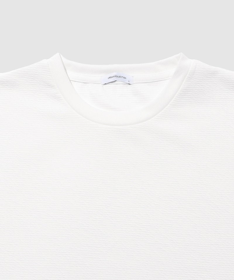 URBAN COLLECTION リップル テーパードシルエット クルーネック半袖Tシャツ メンズ メール便 対応商品商品画像-7