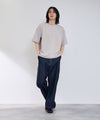 URBAN COLLECTION  リップル テーパードシルエット クルーネック半袖Tシャツ メンズ メール便 対応商品商品サムネイル-10