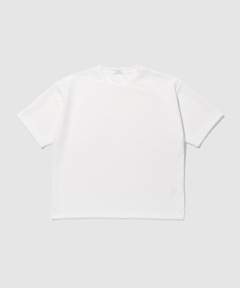 URBAN COLLECTION リップル テーパードシルエット クルーネック半袖Tシャツ メンズ メール便 対応商品商品画像-17
