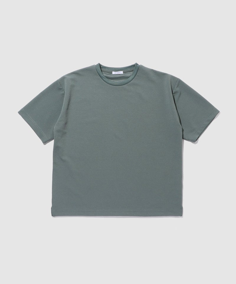 URBAN COLLECTION リップル テーパードシルエット クルーネック半袖Tシャツ メンズ メール便 対応商品商品画像-20