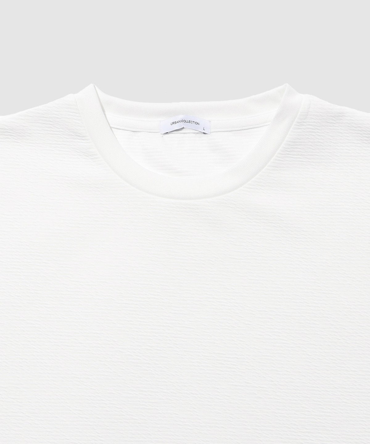 URBAN COLLECTION リップル テーパードシルエット クルーネック半袖Tシャツ メンズ メール便 対応商品