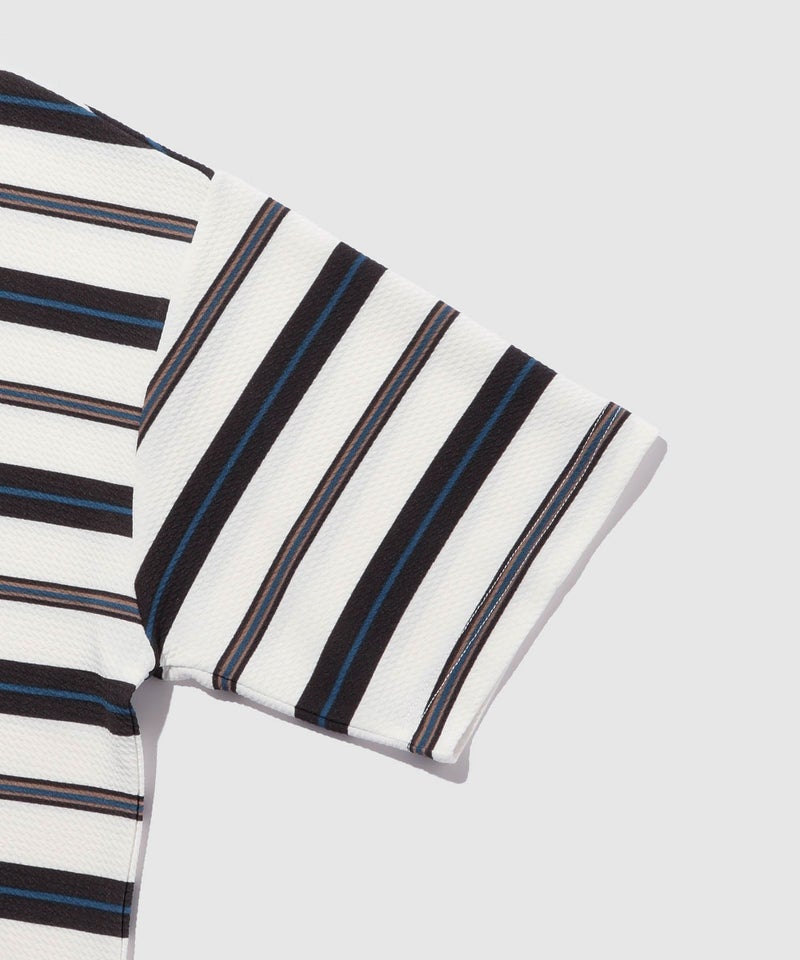 URBAN COLLECTION  ドライワッフル マルチボーダー半袖Tシャツ メンズ メール便 対応商品商品画像-6