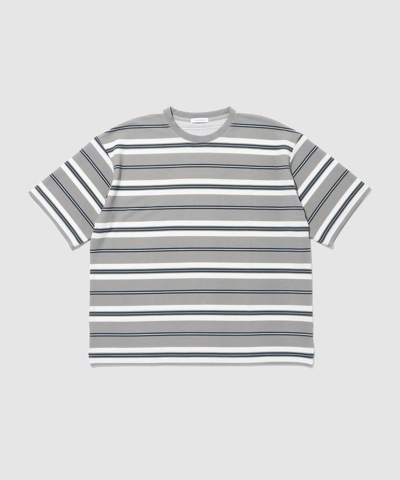 URBAN COLLECTION ドライワッフル マルチボーダー半袖Tシャツ メンズ メール便 対応商品商品画像-13