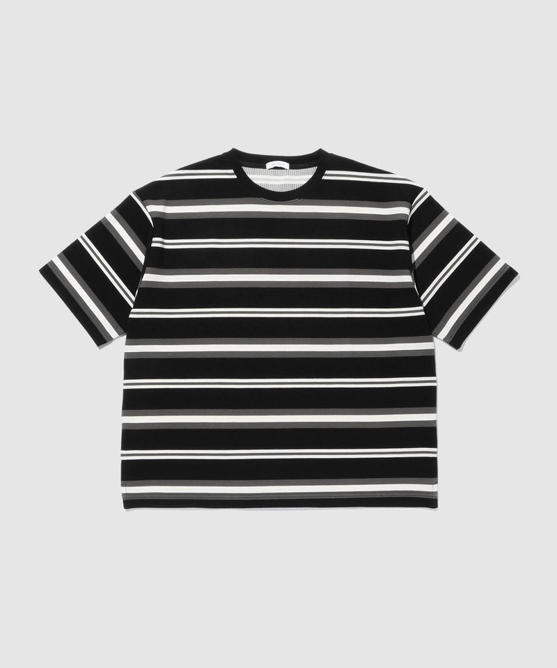 URBAN COLLECTION ドライワッフル マルチボーダー半袖Tシャツ メンズ メール便 対応商品商品画像-14