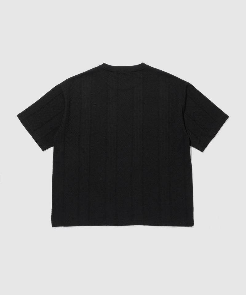 URBAN COLLECTION ローゲージ ジャガード半袖Tシャツ メンズ メール便 対応商品商品画像-4