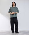 URBAN COLLECTION  ローゲージ ジャガード半袖Tシャツ メンズ メール便 対応商品商品サムネイル-11
