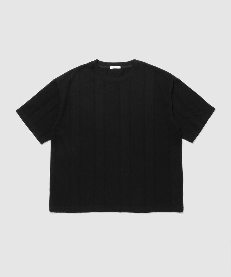 URBAN COLLECTION  ローゲージ ジャガード半袖Tシャツ メンズ メール便 対応商品商品画像-12