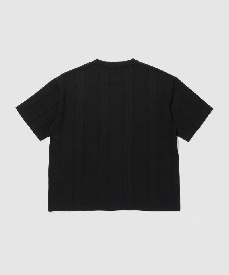 URBAN COLLECTION  ローゲージ ジャガード半袖Tシャツ メンズ メール便 対応商品商品画像-15