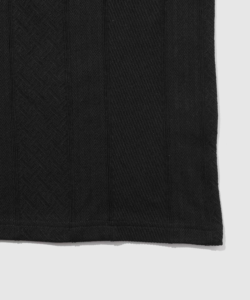 URBAN COLLECTION ローゲージ ジャガード半袖Tシャツ メンズ メール便 対応商品商品画像-18