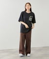 OZZY 刺繍 ニットボーダーポケット クルーネック 半袖Tシャツ メンズ メール便 対応商品商品サムネイル-6