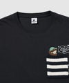 OZZY 刺繍 ニットボーダーポケット クルーネック 半袖Tシャツ メンズ メール便 対応商品商品サムネイル-13