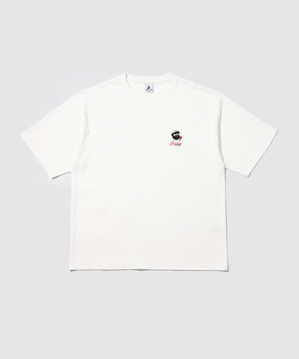 OZZY ワンポイント サガラ刺繍 クルーネック 半袖Tシャツ メンズ メール便 対応商品