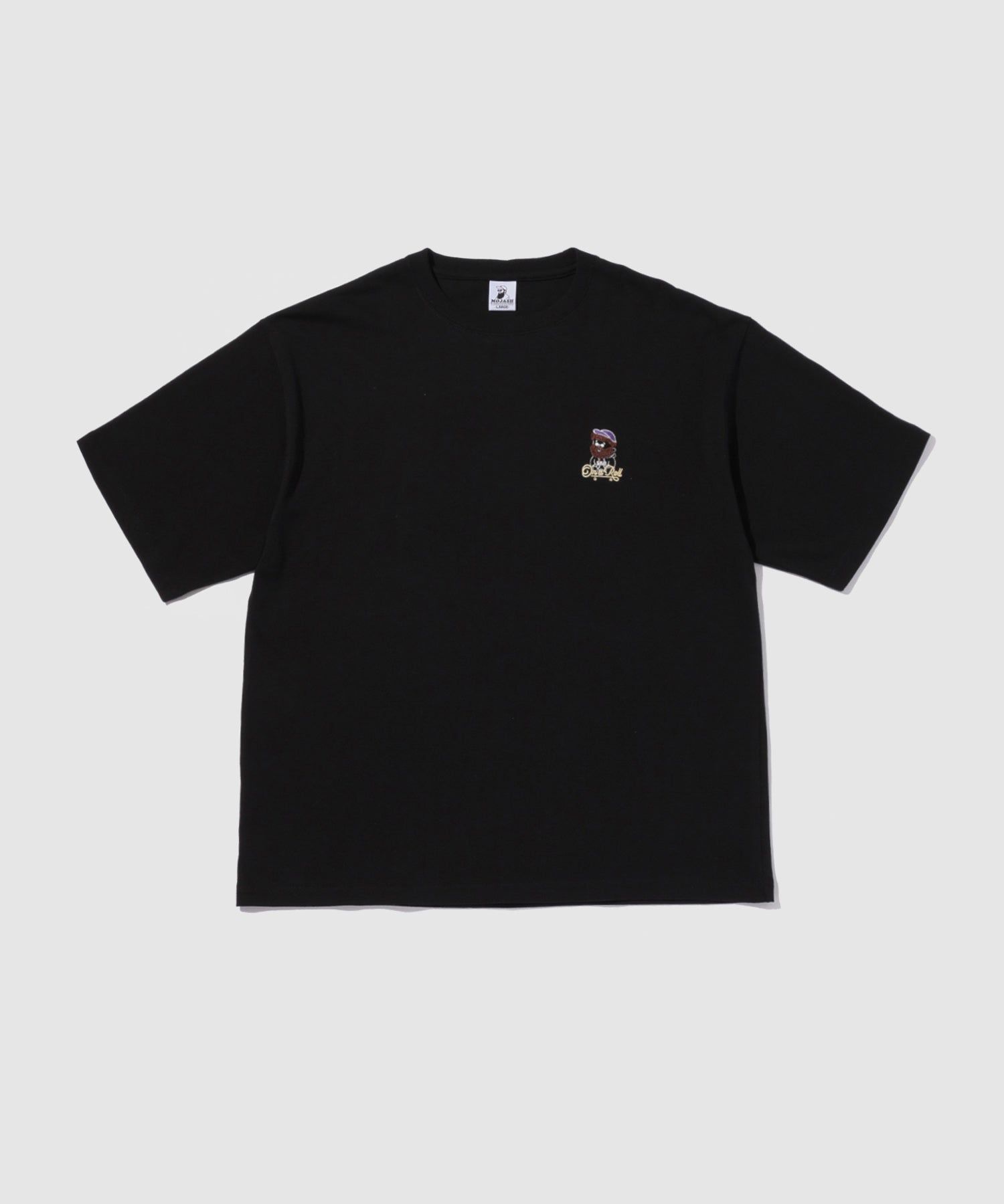 OZZY ワンポイント サガラ刺繍 クルーネック 半袖Tシャツ メンズ
