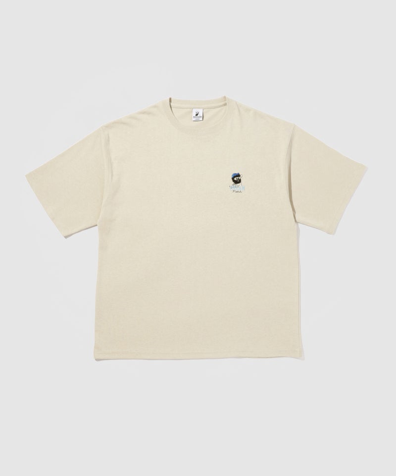 OZZY ワンポイント サガラ刺繍 クルーネック 半袖Tシャツ メンズ メール便 対応商品商品画像-4