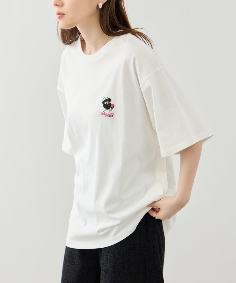 OZZY ワンポイント サガラ刺繍 クルーネック 半袖Tシャツ メンズ メール便 対応商品商品画像-5