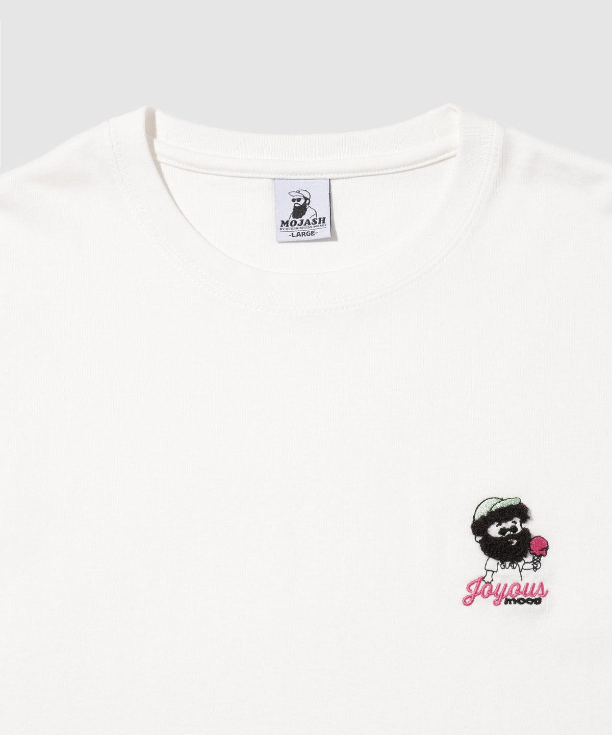 OZZY ワンポイント サガラ刺繍 クルーネック 半袖Tシャツ メンズ メール便 対応商品