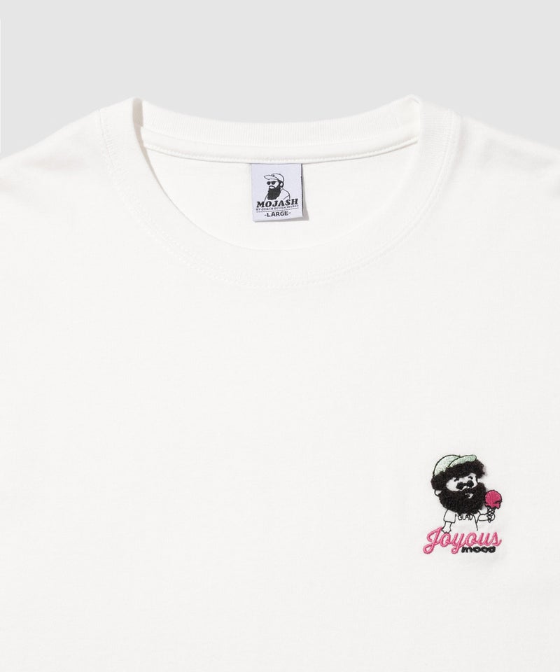 OZZY ワンポイント サガラ刺繍 クルーネック 半袖Tシャツ メンズ メール便 対応商品商品画像-6