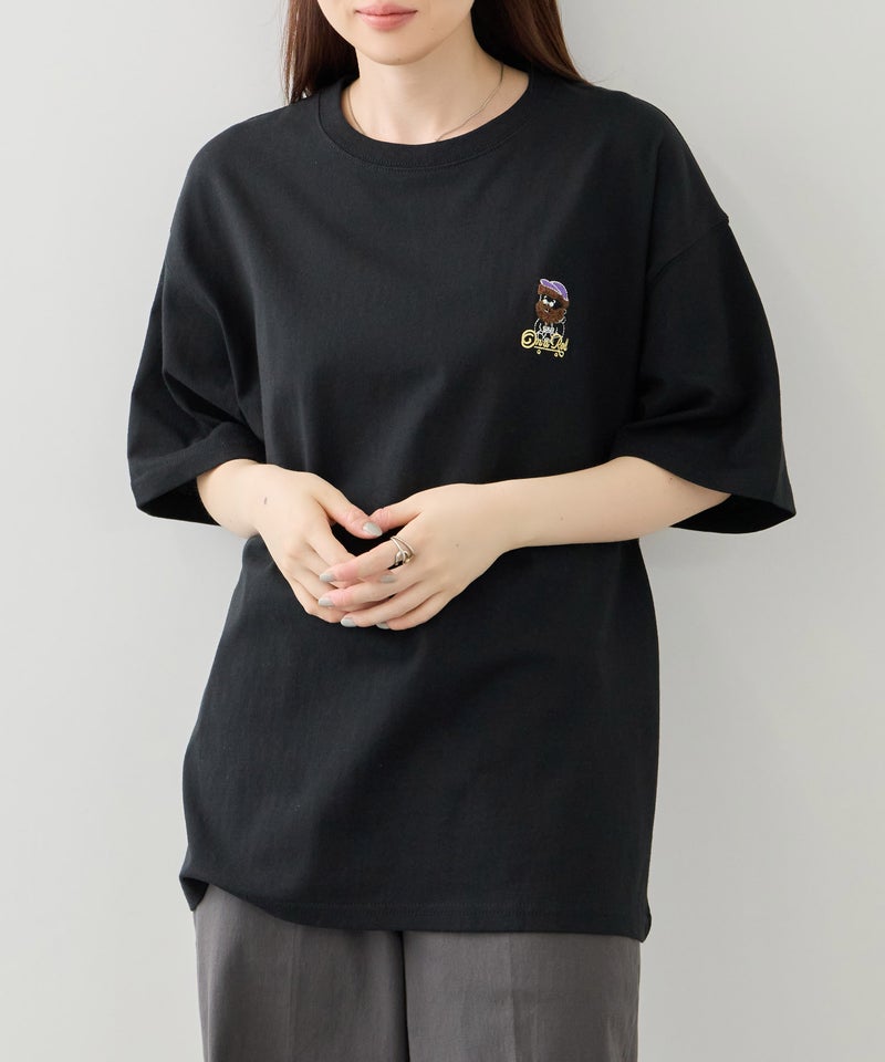 OZZY ワンポイント サガラ刺繍 クルーネック 半袖Tシャツ メンズ メール便 対応商品商品画像-8