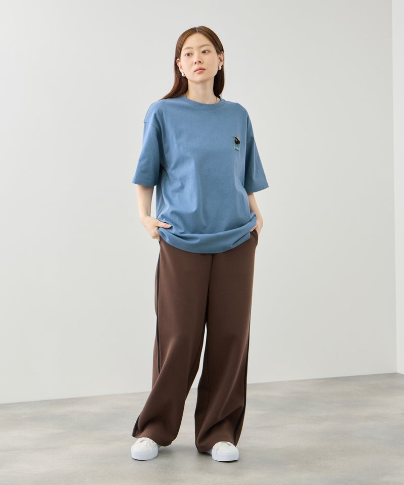 OZZY ワンポイント サガラ刺繍 クルーネック 半袖Tシャツ メンズ メール便 対応商品商品画像-13