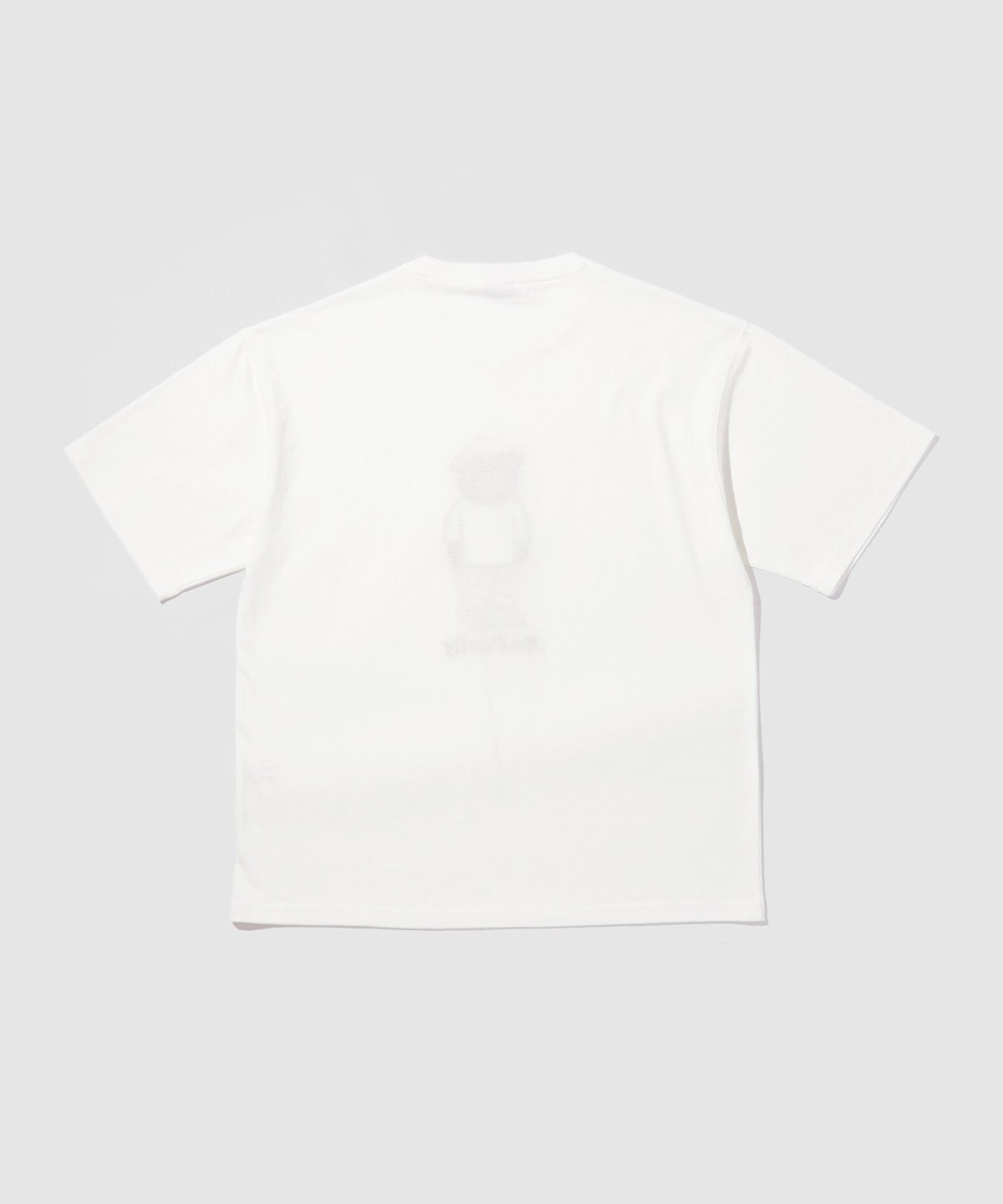 クマモチーフ サガラ刺繍＆アップリケ クルーネック 半袖Tシャツ メンズ メール便 対応商品